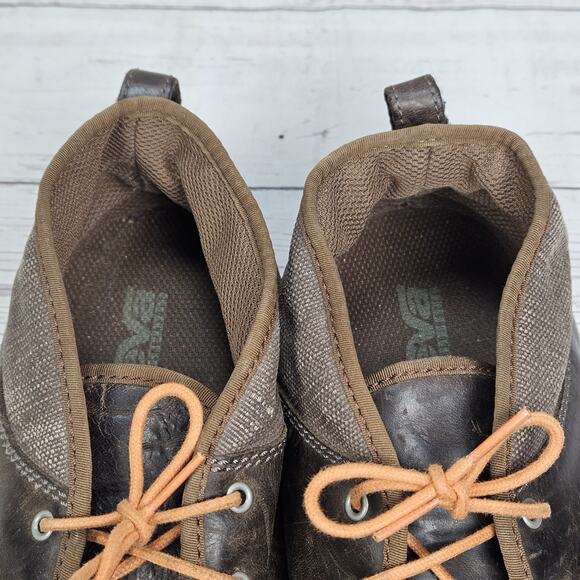 TEVA Mens Wide Toe Cedar Canyon Leather Desert Boot Shoes Lace Up Shoes Size 11 - Picture 6 of 7